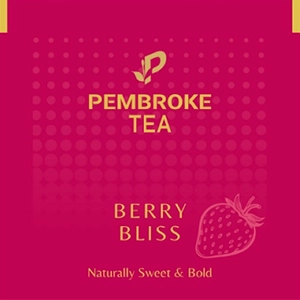 Strawberry- flavoured Berry Bliss tea bags produced by an Indian tea supplier for the private brands