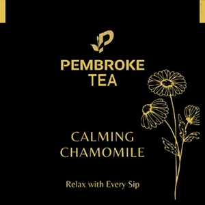 Chamomile herbal tea bags manufactured by an Indian supplier for wellness gifting and branding.