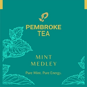 Mint Medley green tea blend offered by Indian private label supplier for export and gifting purposes