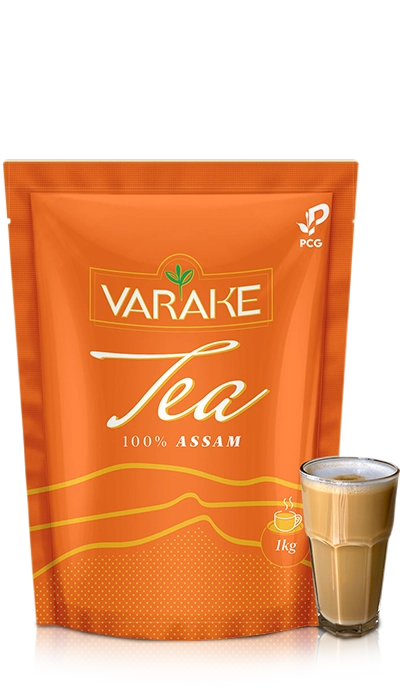Assam blend tea with a strong flavor and aromatic richness, perfectly packed