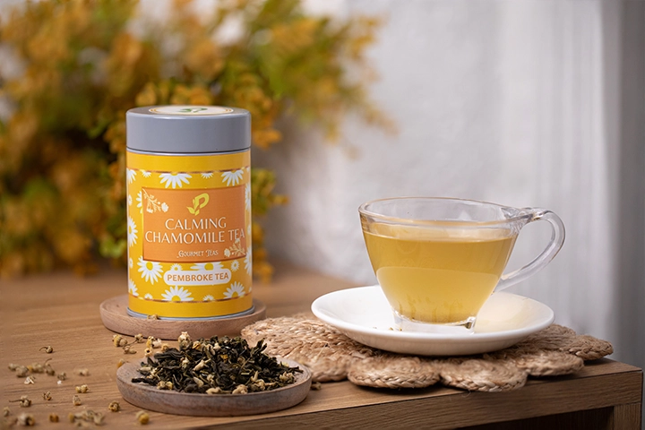 Floral chamomile green tea by the certified manufacturer, supplier, and global tea exporter in India