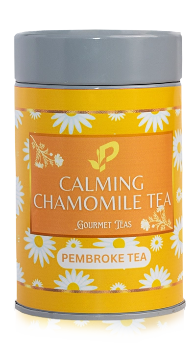 Organic chamomile green tea for deep relaxation, stress relief, and better sleep