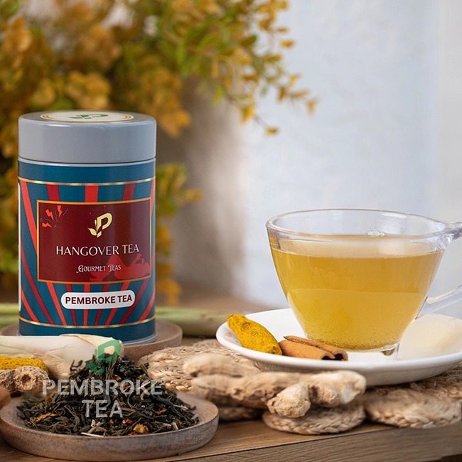 Organic herbal hangover cure tea from trusted tea manufacturer, supplier, & exporter based in India.