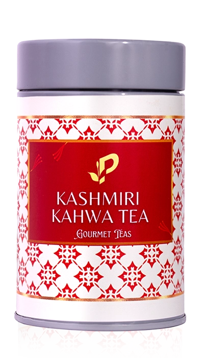 Kashmiri Kahwa wellness tea with saffron and spices for a soothing and healthy experience