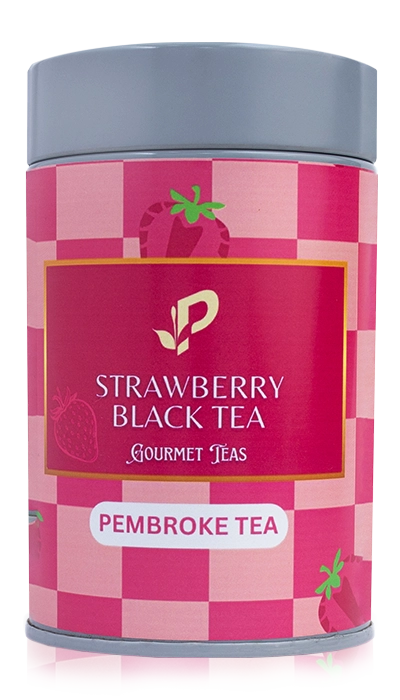 Fruity strawberry black tea by an Indian tea producer for retail brands and herbal tea wellness lines