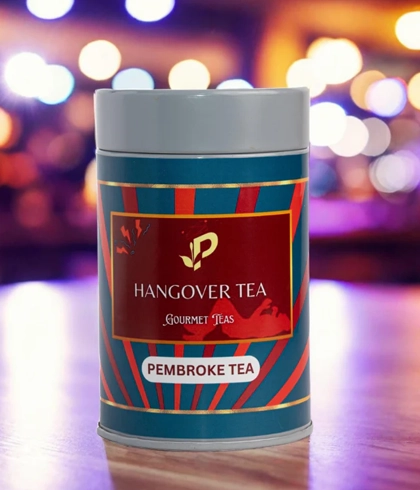 Post-party tea blend crafted with herbs like ginger,mint & tulsi to soothe hangovers refresh the body