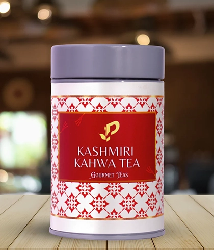 Kahwa blend of green tea, saffron, almonds, cinnamon known for soothing aroma rich cultural heritage