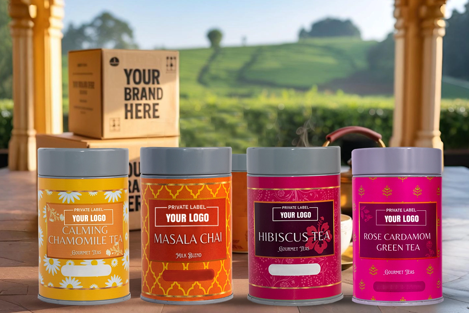 India-based tea manufacturer producing private label blends with global export and branding support.